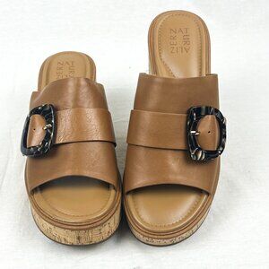 NIB Nordstrom Rack Naturalizer Clara Toffee Dress Sandals Women's Size 10 Medium